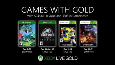 Xbox Live Gold برای دسامبر