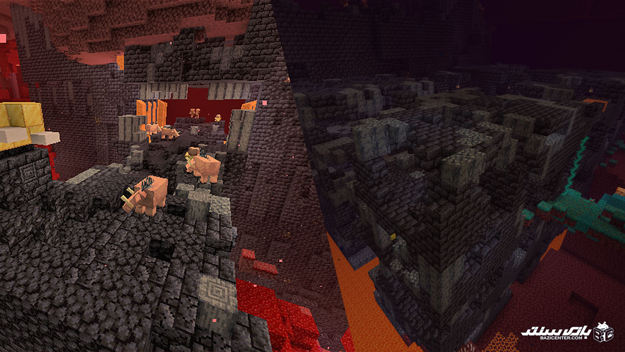 Bastion Remnant in Nether | MineCraft