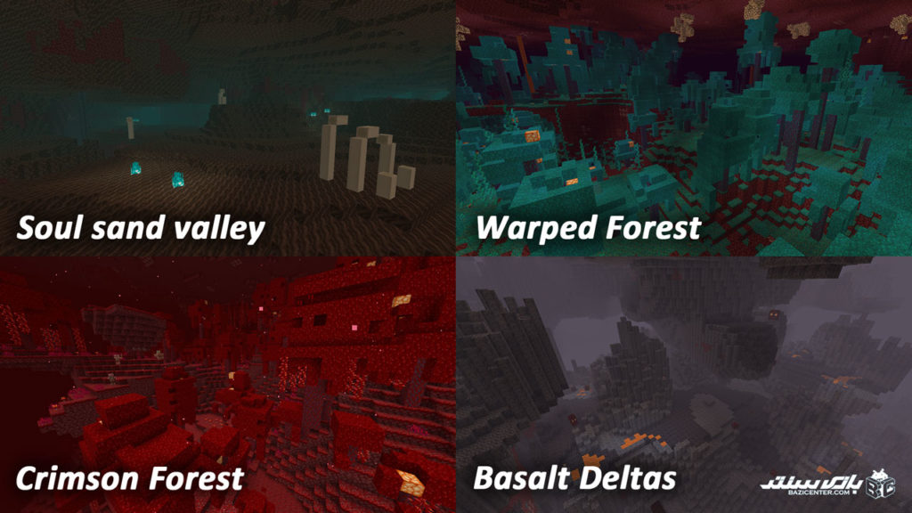 minecraft nether update biomes