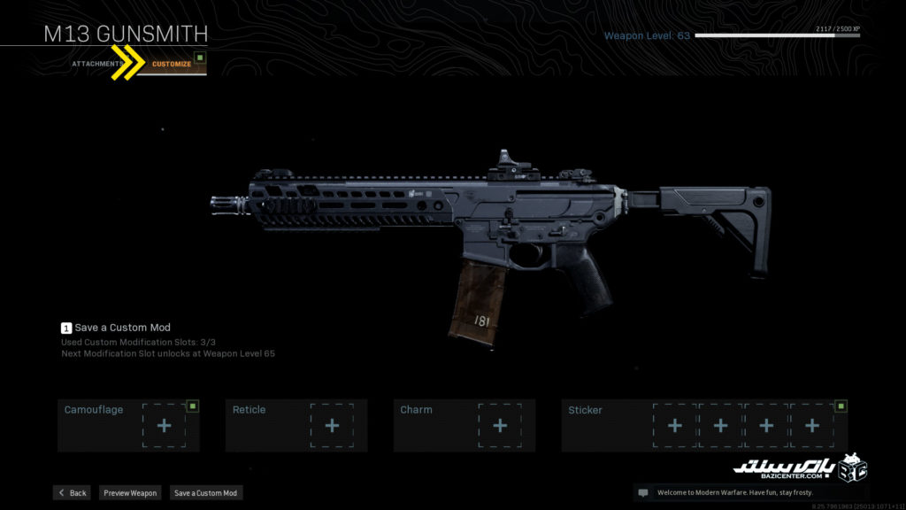 Call of Duty Warzone GunSmith