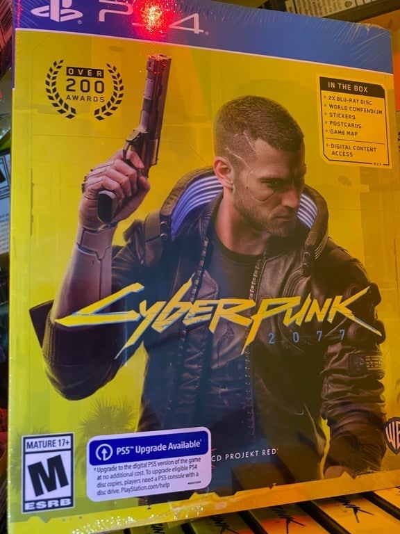 نسخه فیزیکی بازی Cyberpunk 2077