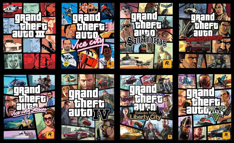 کاورهای سری بازی Grand Theft Auto