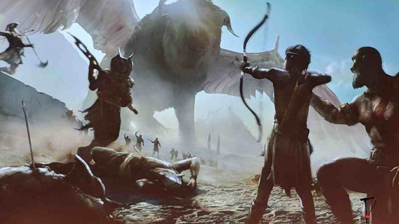 تصویر مفهومی بازی God of War در مصر