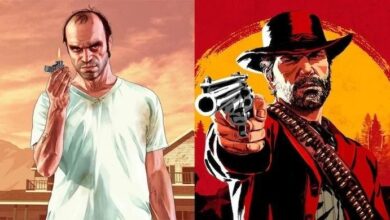 بازی GTA V و Red Dead Redemption 2