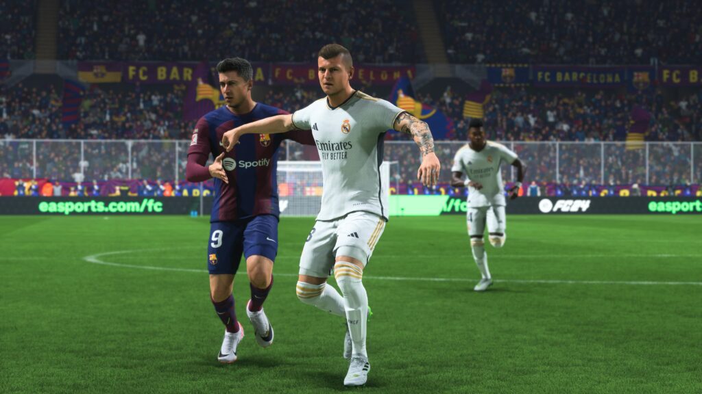 تونی کروس و لوادنسکی در EA Sports FC 24