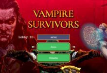 vampire survivors بازی