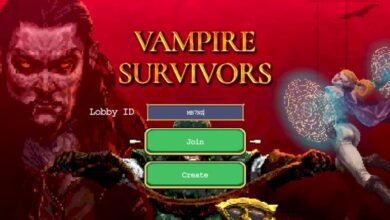 vampire survivors بازی