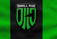 لوگو و نماد رسمی استودیوی بازی‌سازی Small Axe Studios با طرح پارچه‌ای سبز و مشکی، مجری توسعه بازی‌های جدید ورزشی AAA