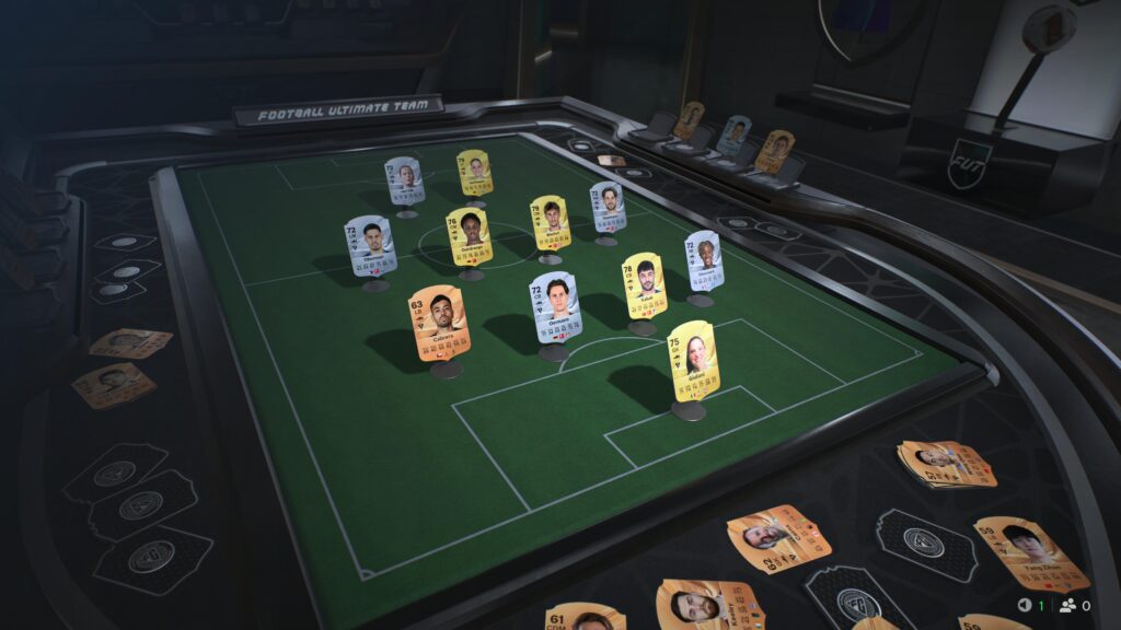 اسکرین‌شات بخش التیمیت تیم (Ultimate Team) در بازی
